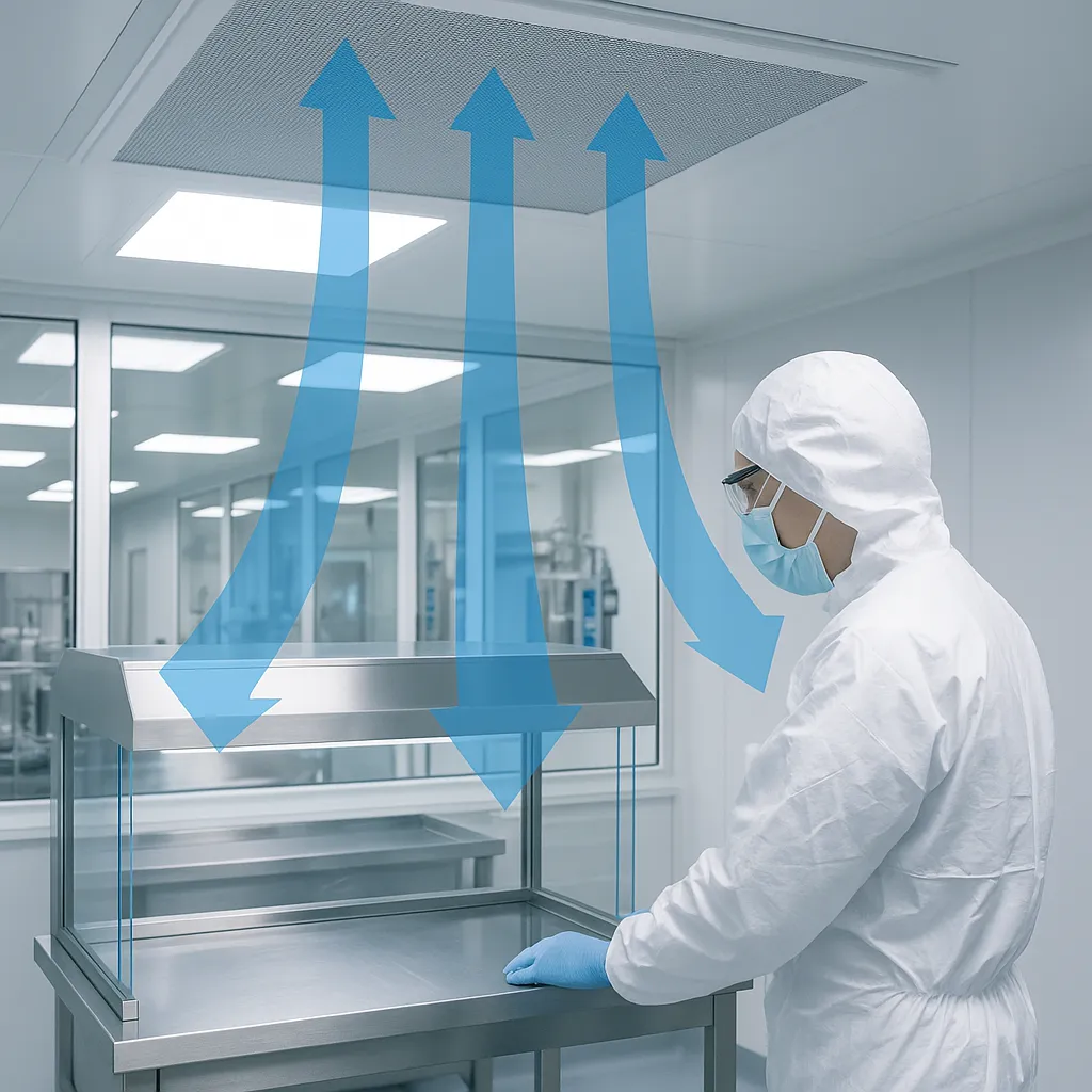 airflow in cleanroom