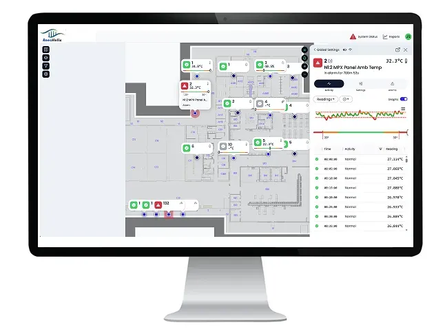 helix map on computer screen