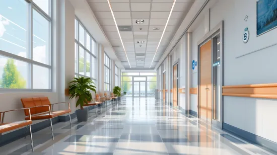 empty hospital hallway